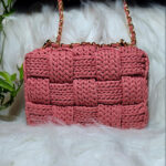 Pink Cross Soft Yarn Bags - Image 4