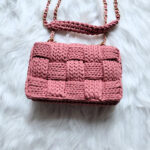 Pink Cross Soft Yarn Bags - Image 2
