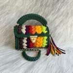 Soft Yarn Bags in Multicolor - Image 3