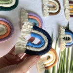 Macrame Fridge Magnets