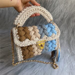 Soft Yarn Bags in Multicolor - Image 8