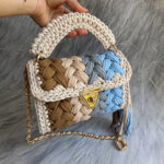 Soft Yarn Bags in Multicolor - Image 6