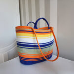 Multicolor Beach Bag